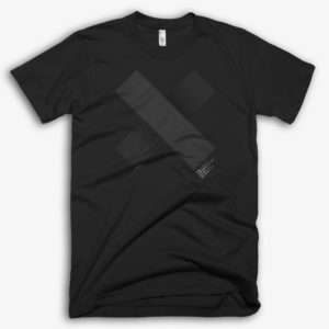 'Multiply Fun' Mens Designer T-shirt in Black - CovertSubvert